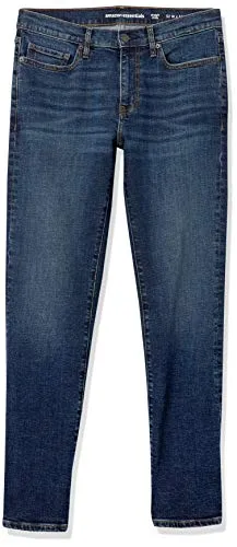 Amazon Essentials Men's Straight-Fit Stretch Bootcut Jean, Dark Vintage, 31W x 34L