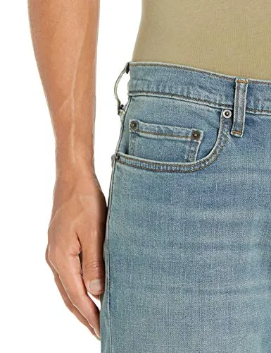 Amazon Essentials Men's Straight-Fit Stretch Bootcut Jean, Light Vintage, 29W x 30L