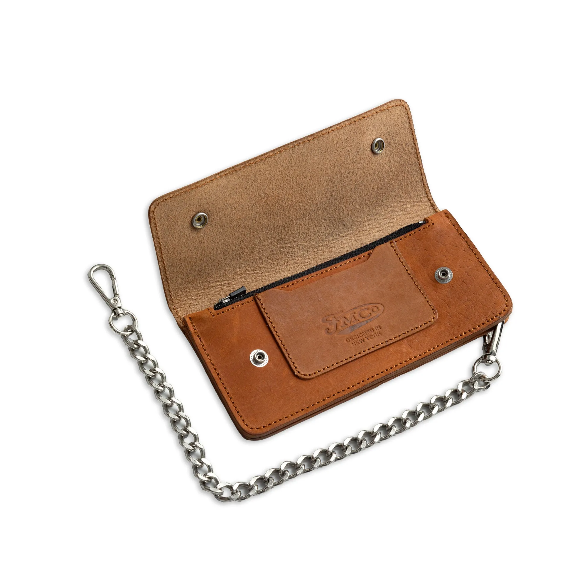 LARGE TRUCKER - Vegetable Tanned Leather Wallet