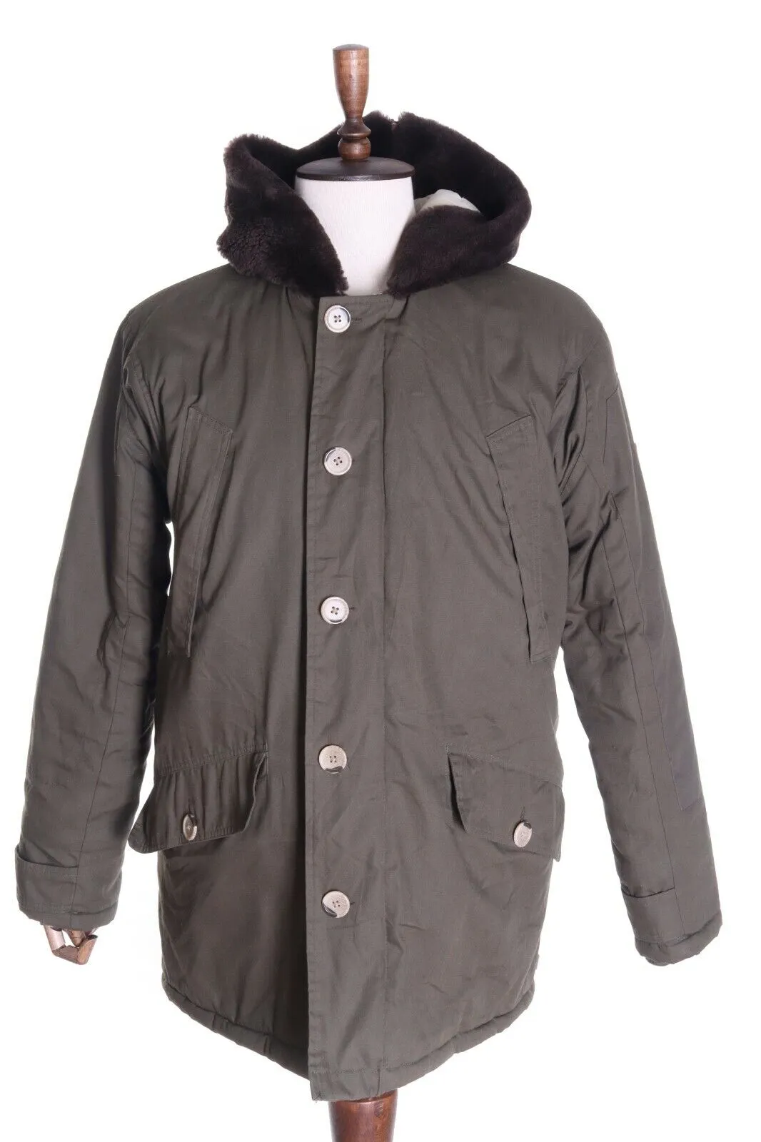 Men's PENFIELD Green Cotton Blend Insulated Trailwear Parka Jacket Coat Size XL